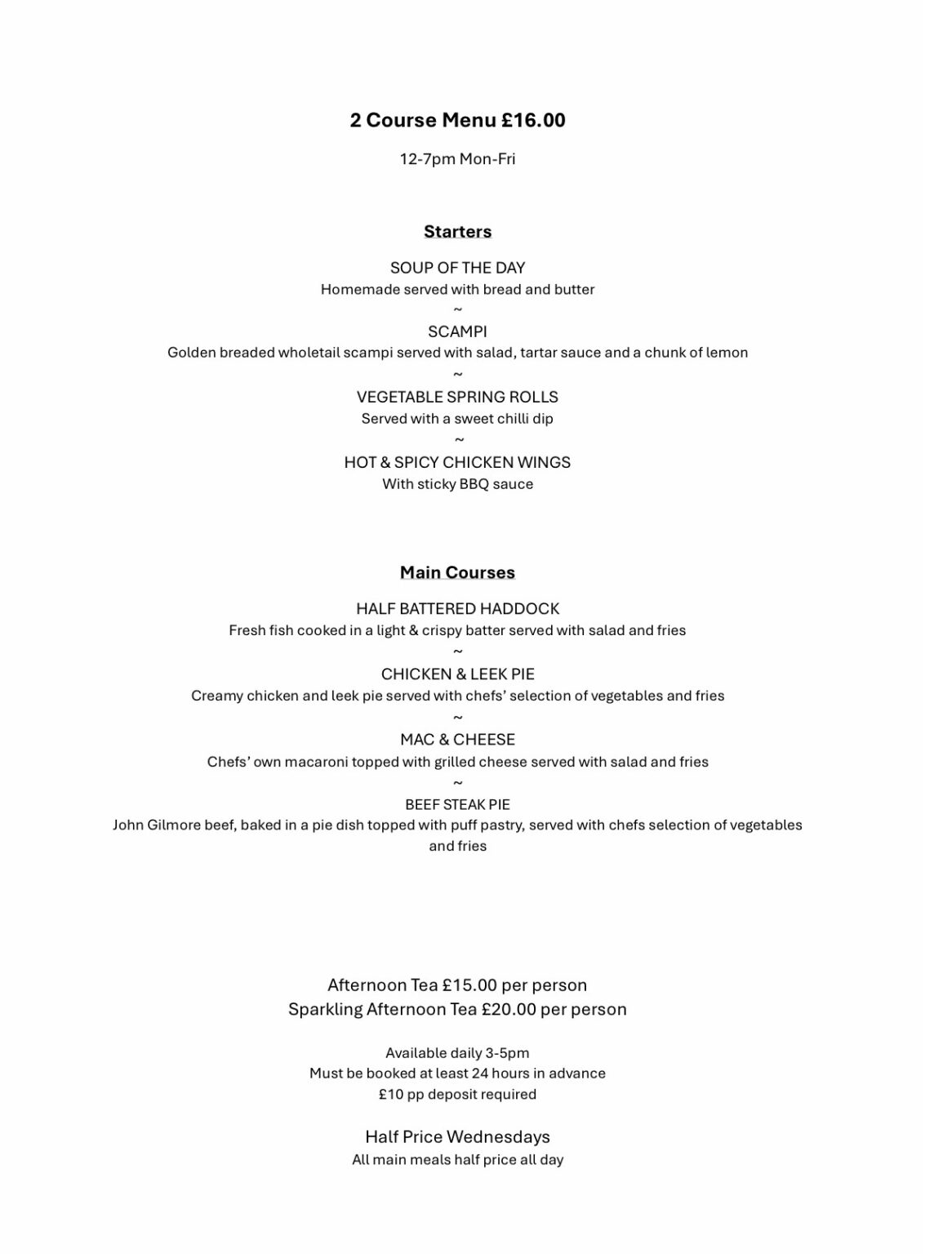 Menus Ravelston House menus-ravelston-house